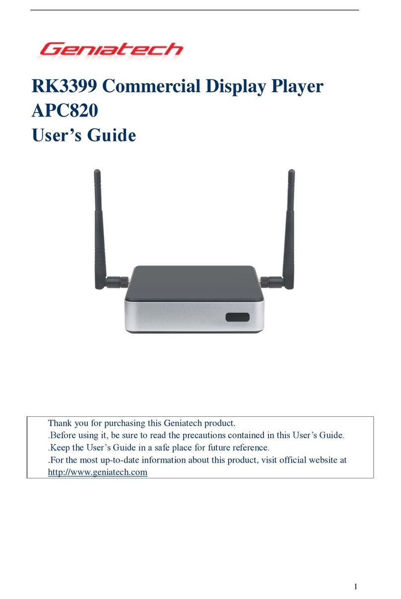 Geniatech APC820 User manual
