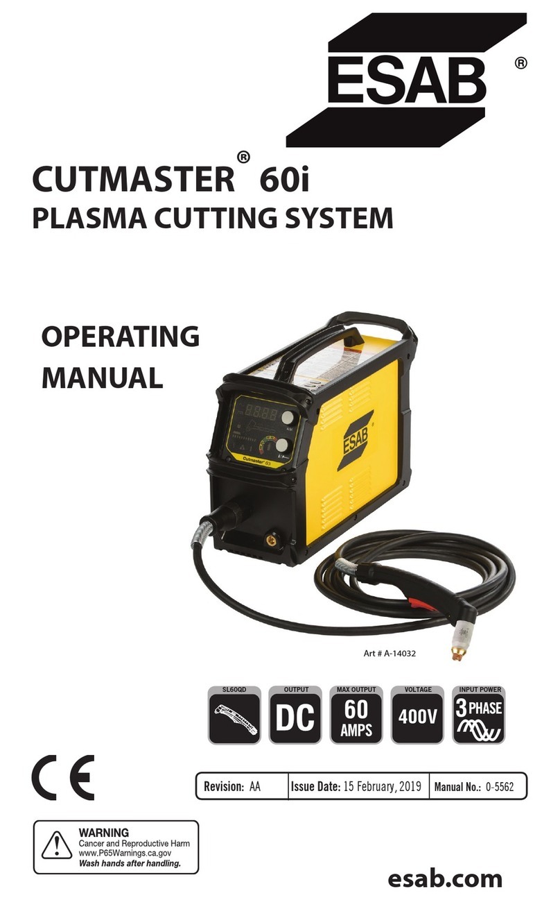 ESAB A-14032 operating manual