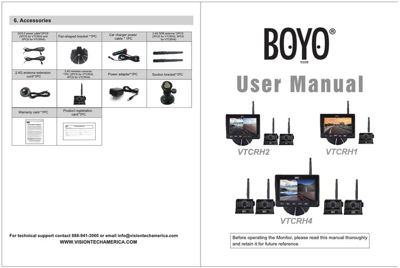 Boyo Vision VTCRH1 User manual