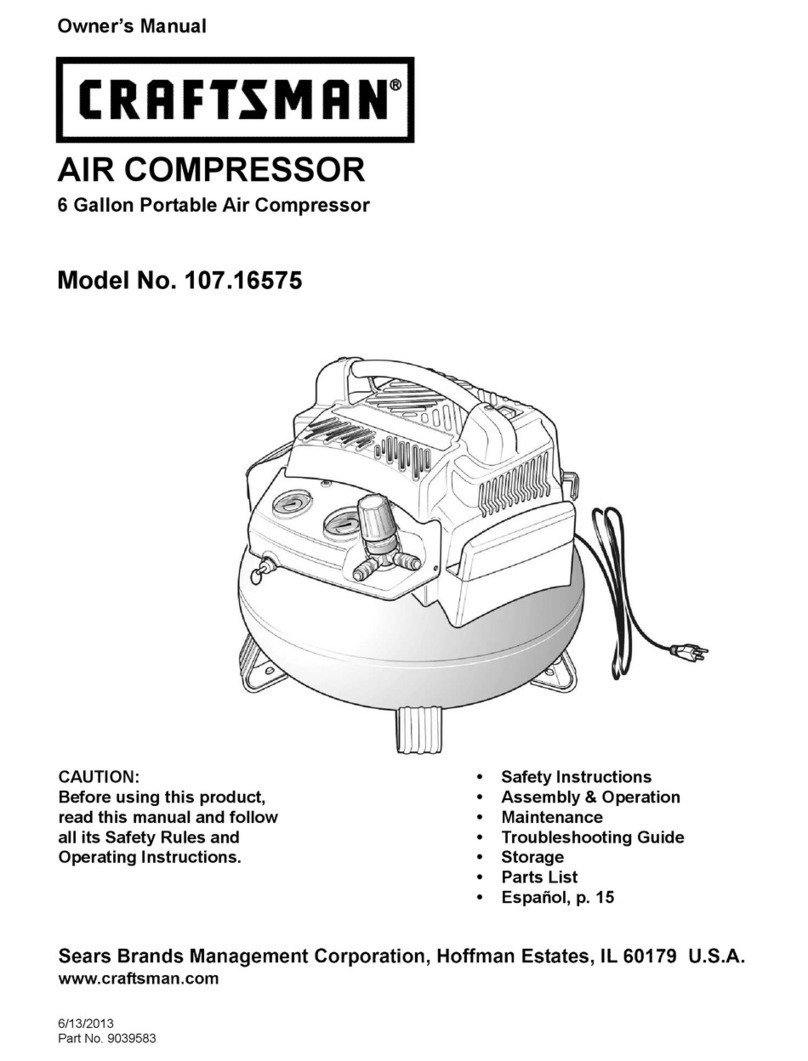 Craftsman 107.16575 owner's manual