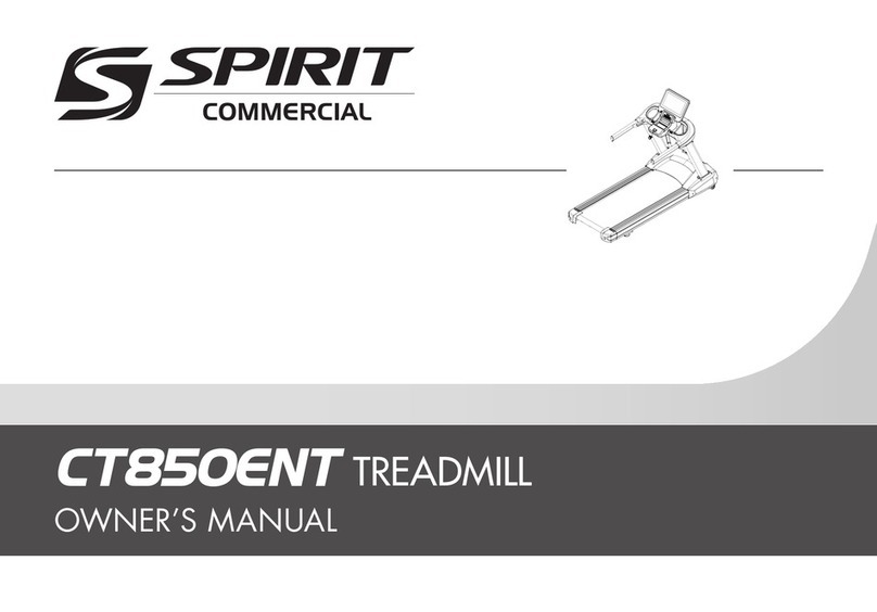Spirit Commercial CT850ENT owner's manual