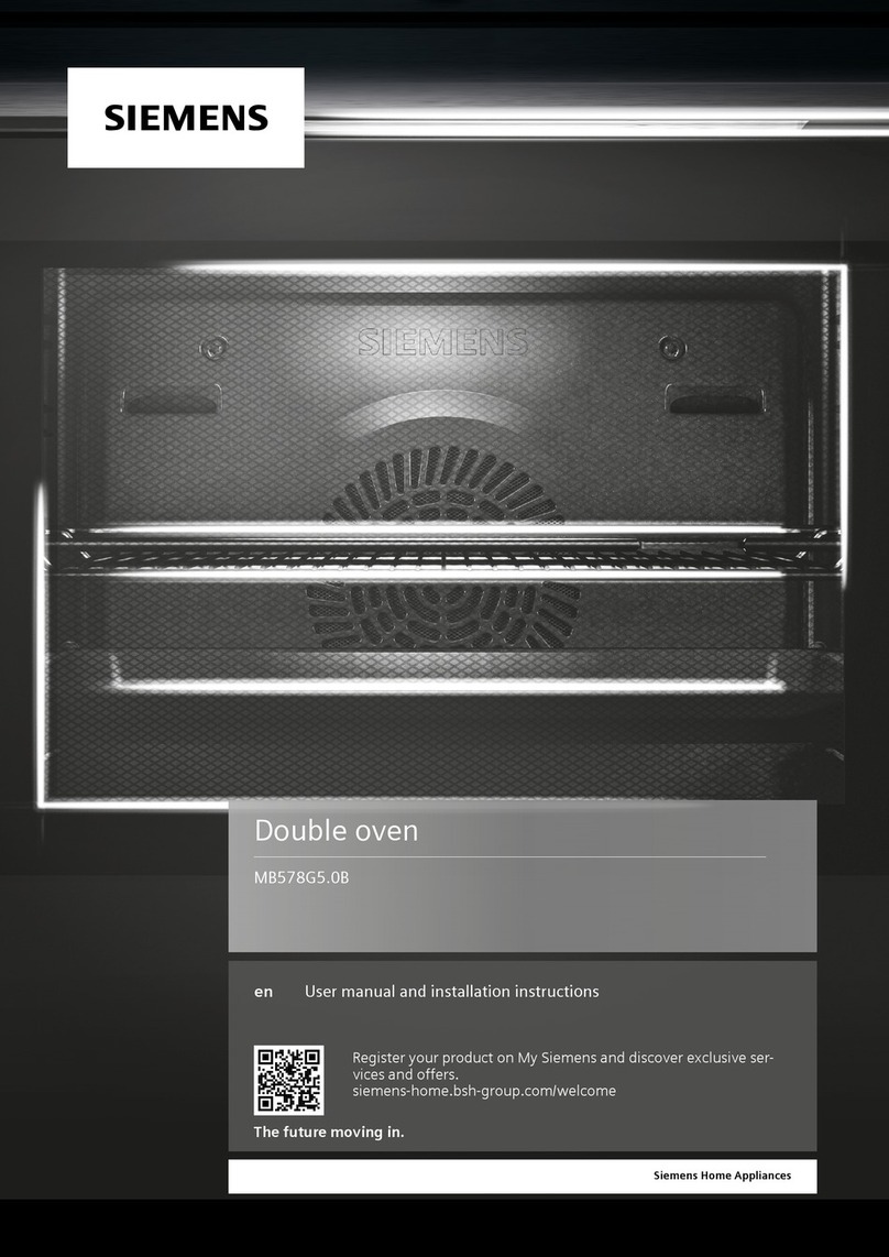 Siemens MB578G5 0B Series User manual and installation instructions