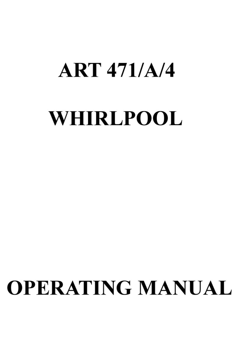 Whirlpool ART 471/A/4 User manual