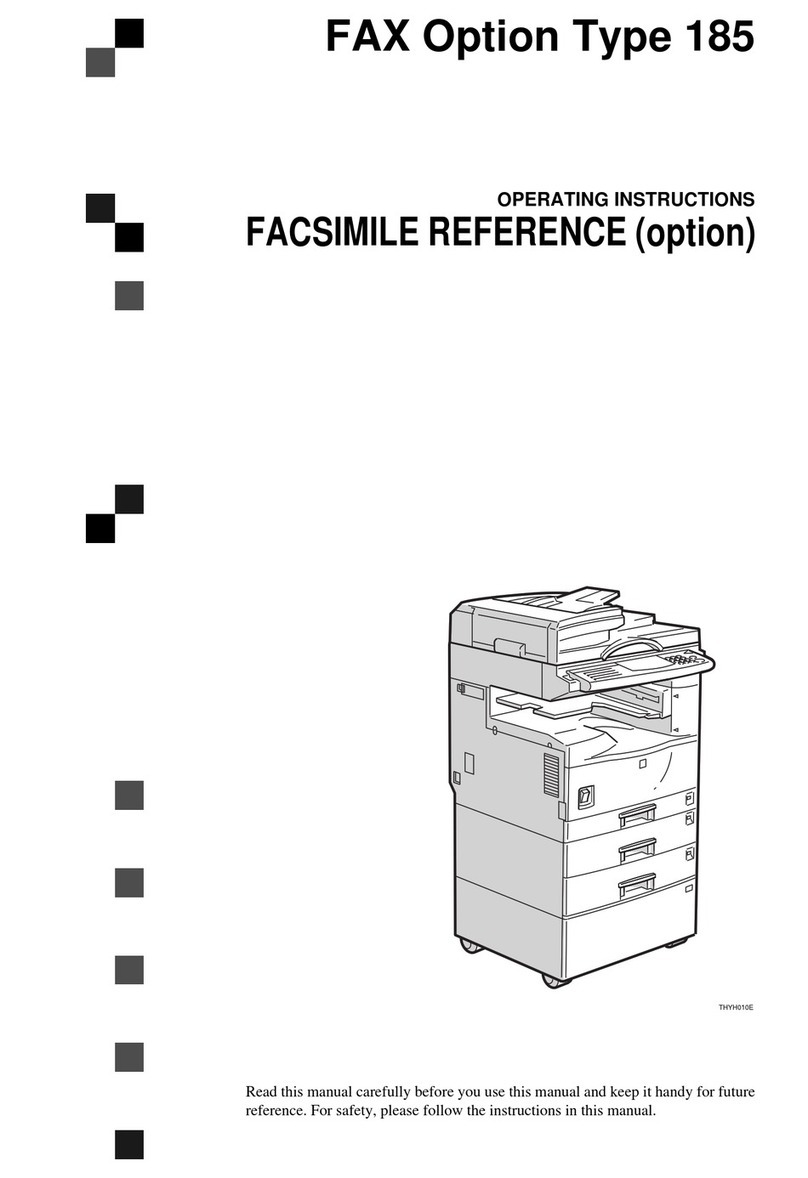 Ricoh 185 User manual