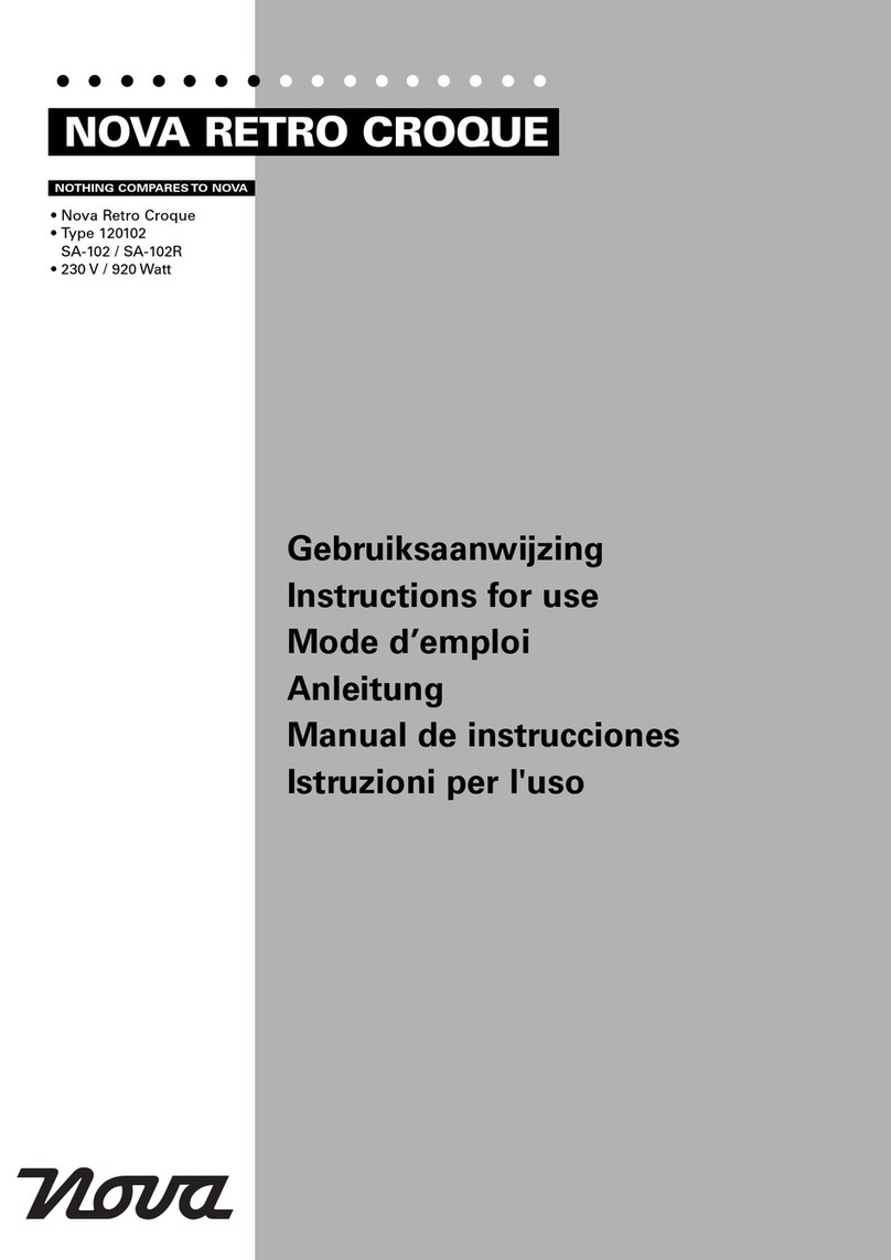Nova SA-102 Instructions for use