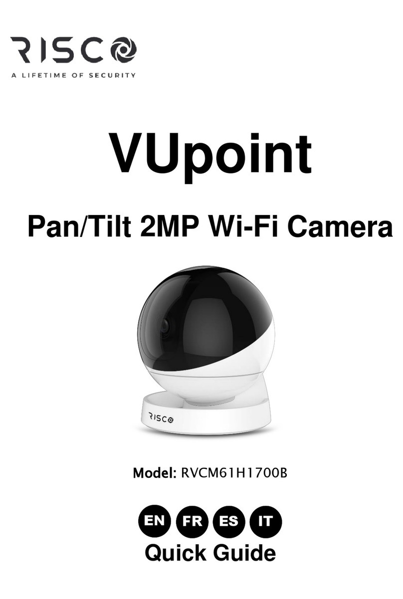 Risco VUpoint RVCM61H1700B User manual