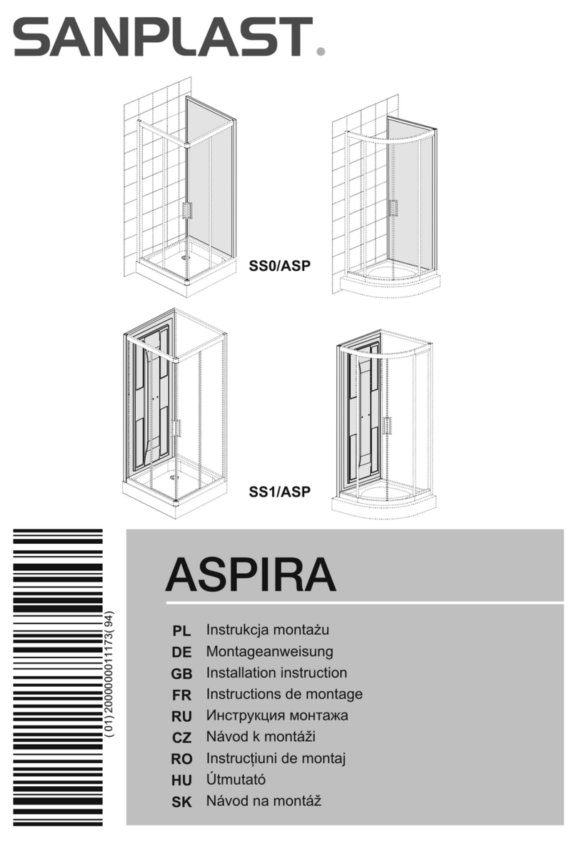 SANPLAST ASPIRA SS0/ASP Installation instruction
