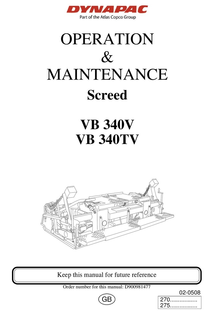 Dynapac VB 340V manual