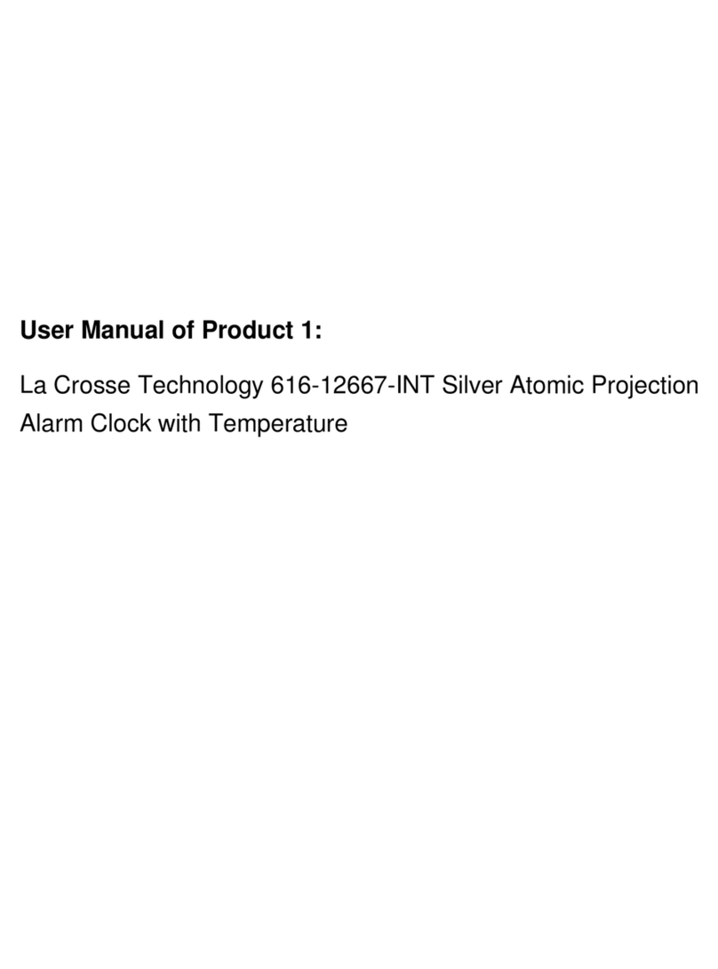 La Crosse Technology 616-12667-INT User manual