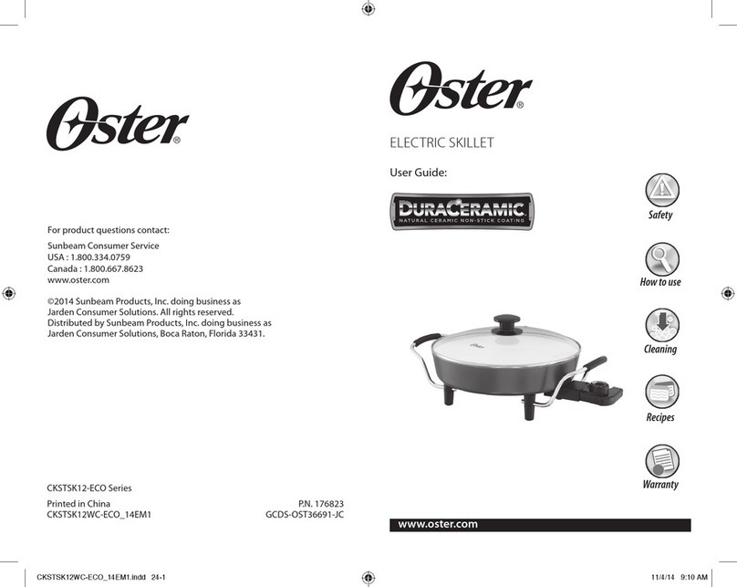 Oster CKSTSK12-ECO Series User manual