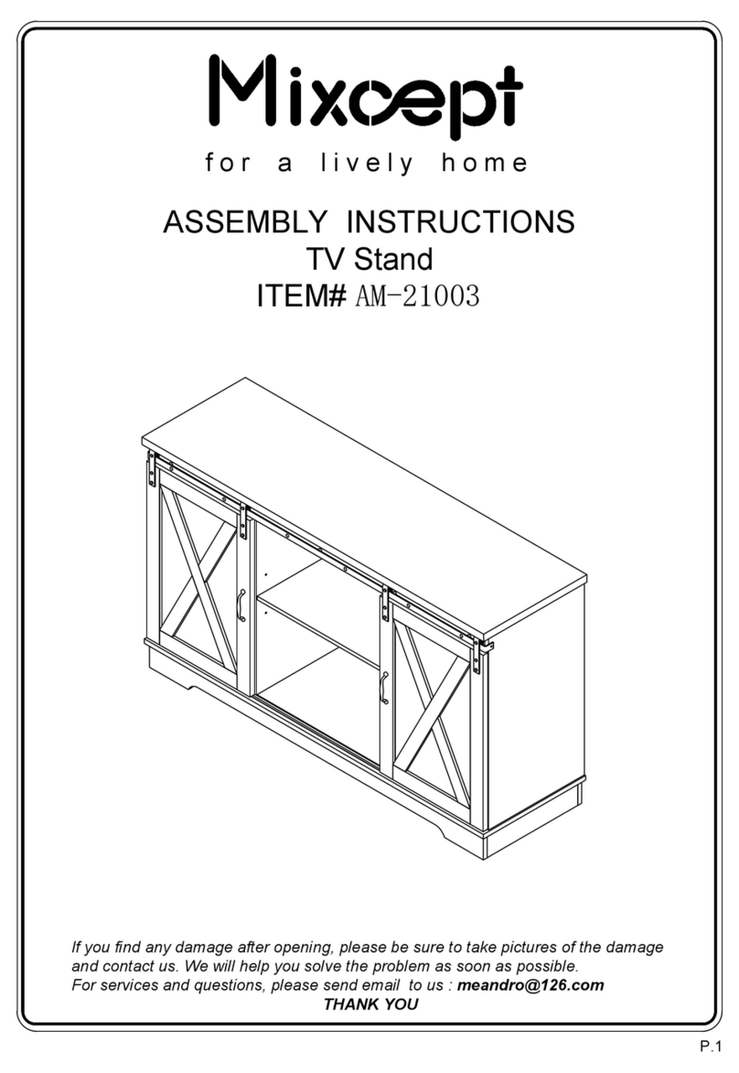 Mixcept AM-21003 Assembly instructions