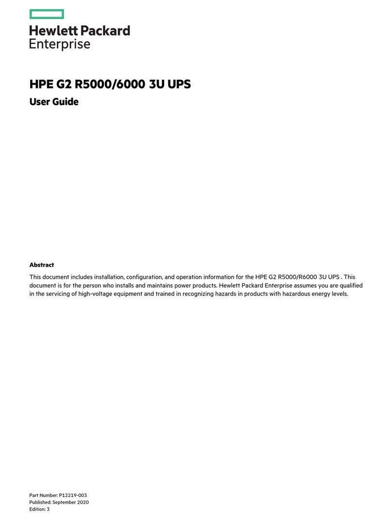 HPE G2 R5000 3U User manual