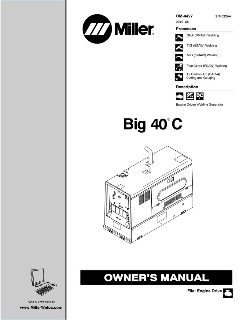 Miller Big 40 C owner's manual