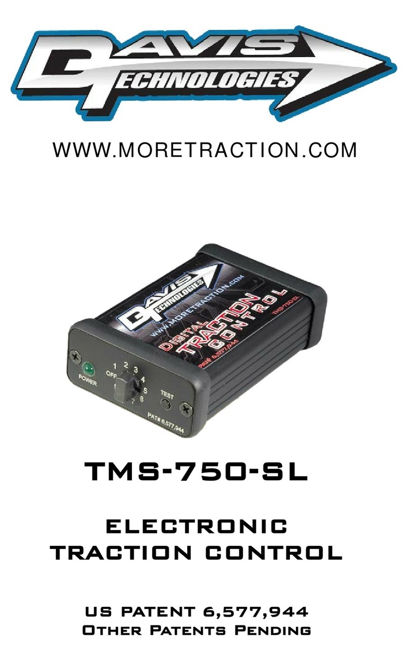 DAVIS TECHNOLOGIES TMS-750-SL manual