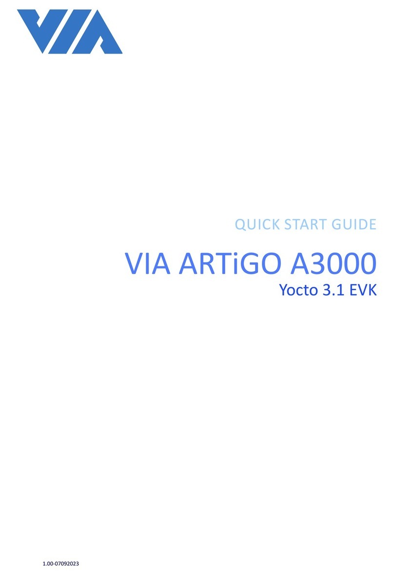 VIA Technologies ARTiGO A3000 quick start guide VIA Technologies ARTiGO A3000 quick start guide