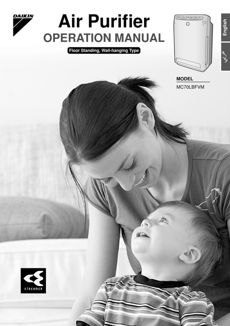 Daikin MC70LBFVM Operation manual