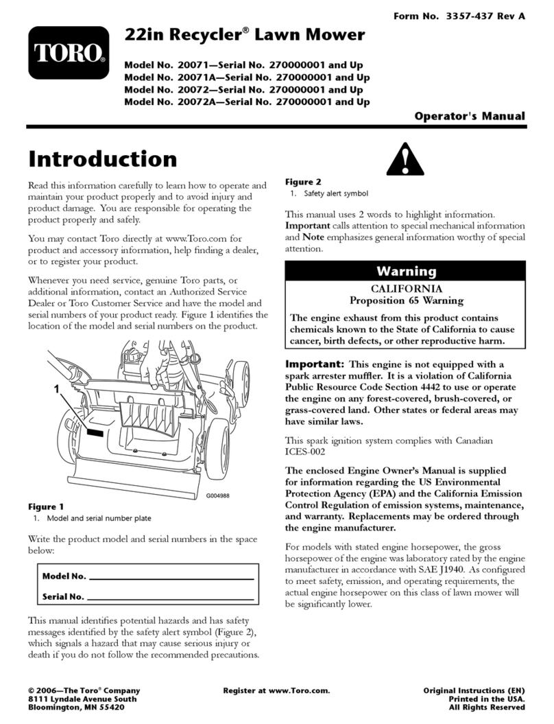 Toro Recycler 20071 User manual