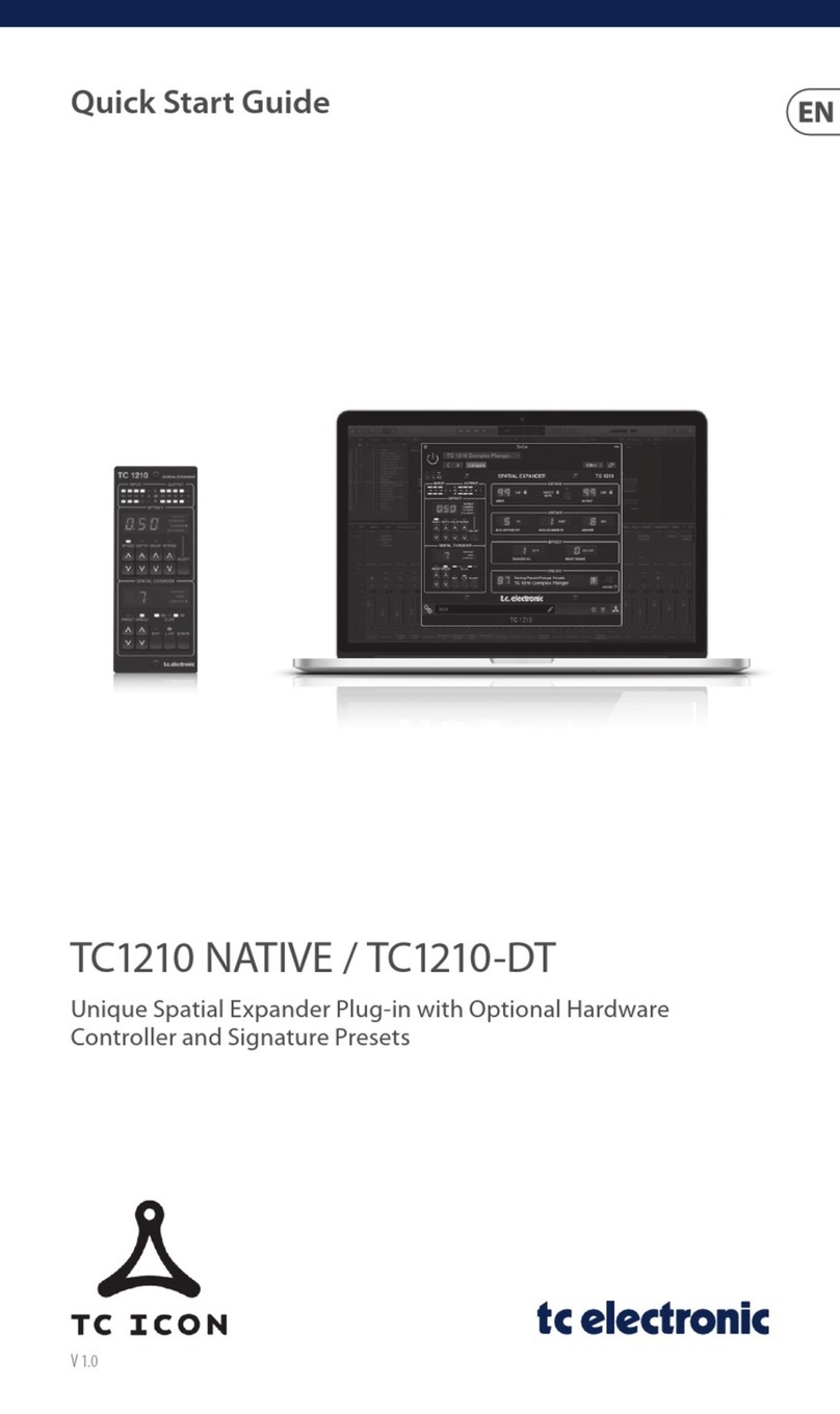 TC Electronic TC 1210 quick start guide