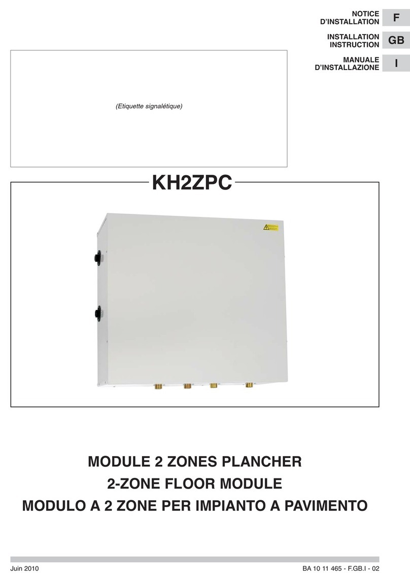 Baxi KH2ZPC Installation instruction