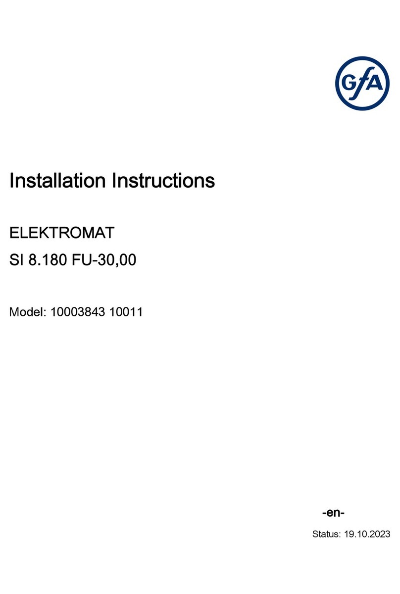 GFA 10003843 10011 User manual