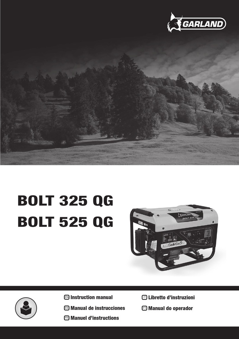 Garland BOLT 325 QG User manual