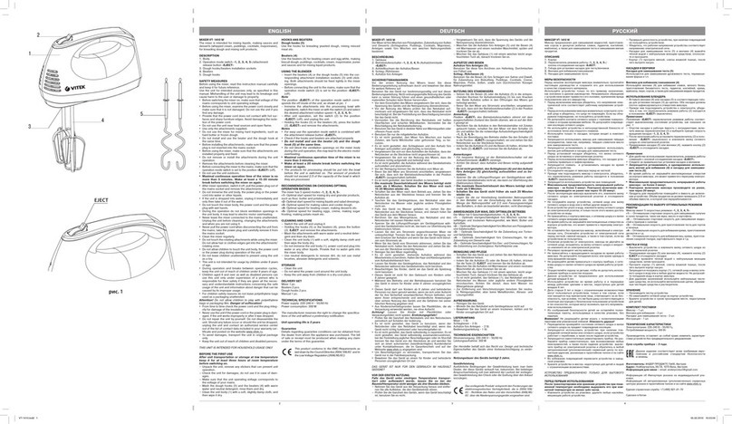 Vitek VT-1410 W Manual instruction