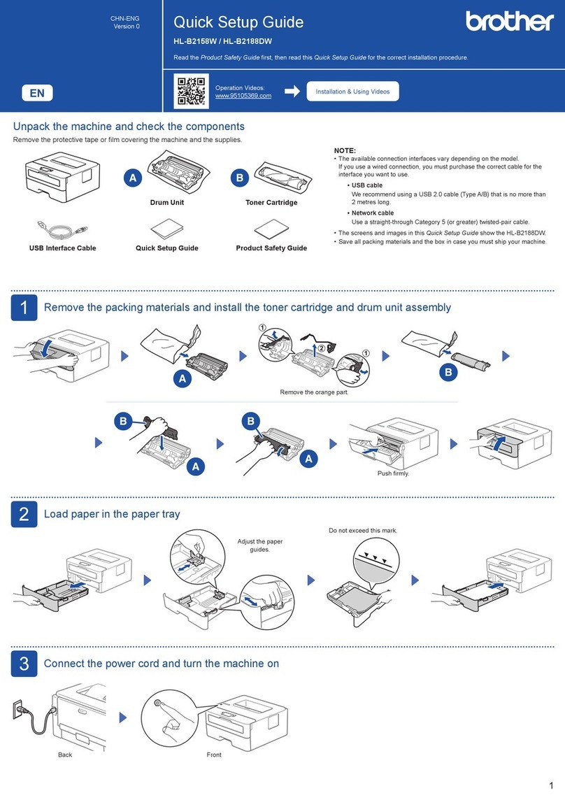 Brother HL-B2158W User manual Brother HL-B2158W User manual