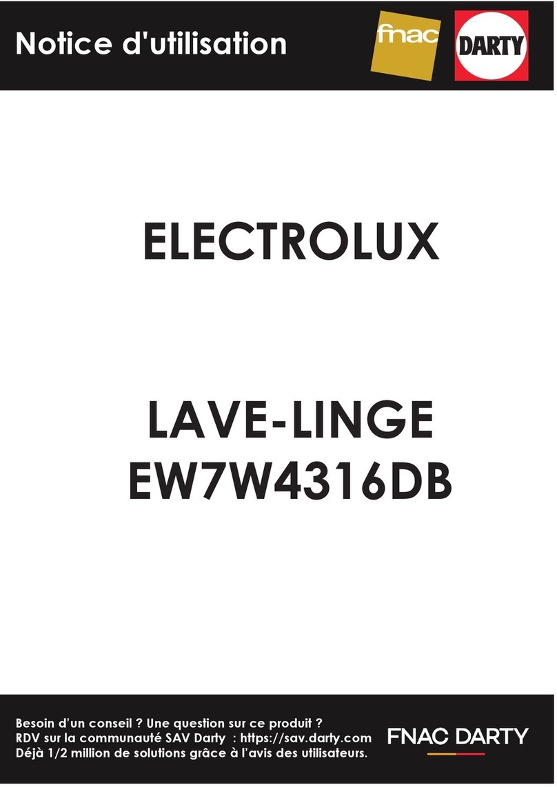 Electrolux EW7W4316DB User manual