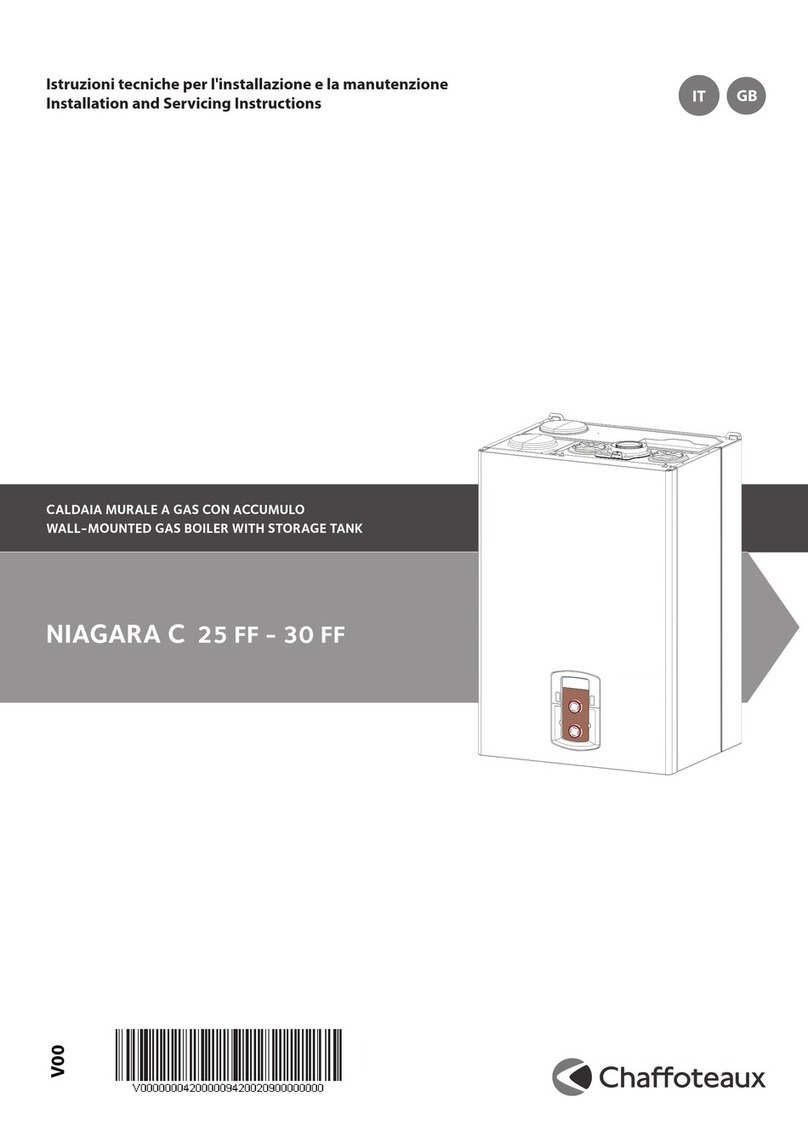 CHAFFOTEAUX NIAGARA C 25 Installation & servicing instructions