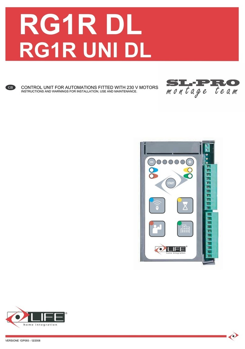 LIFE home integration ACER RG1R UNI DL Instructions and warnings for installation, use and maintenance