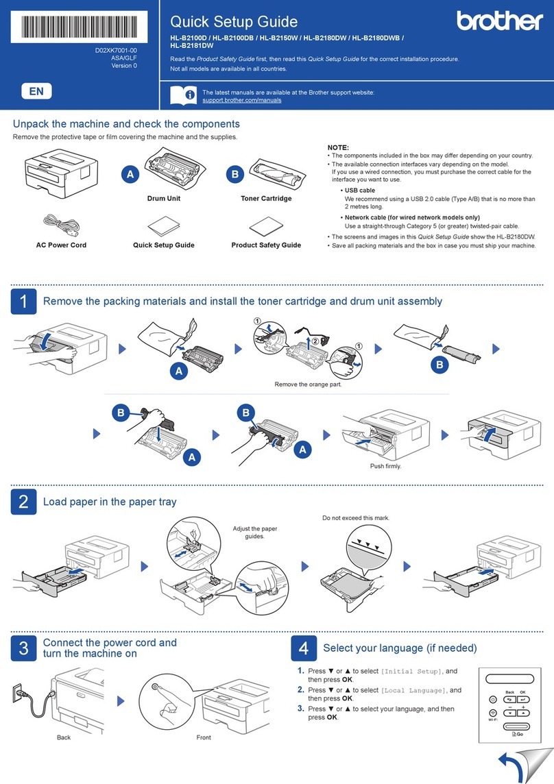 Brother HL-B2100DB User manual