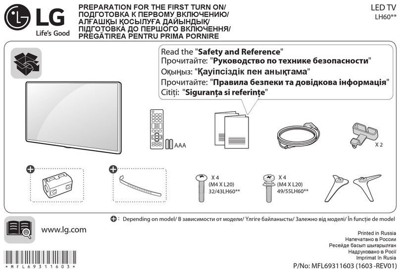 LG 32LH604V-ZB User manual