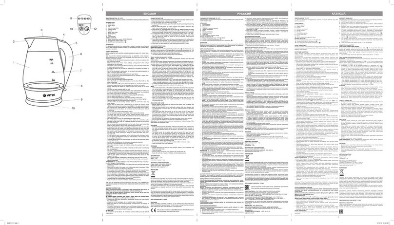 Vitek VT-1177 Manual instruction