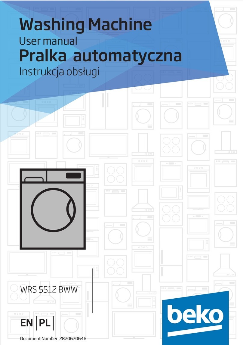 Beko WRS 5512 BWW User manual Beko WRS 5512 BWW User manual