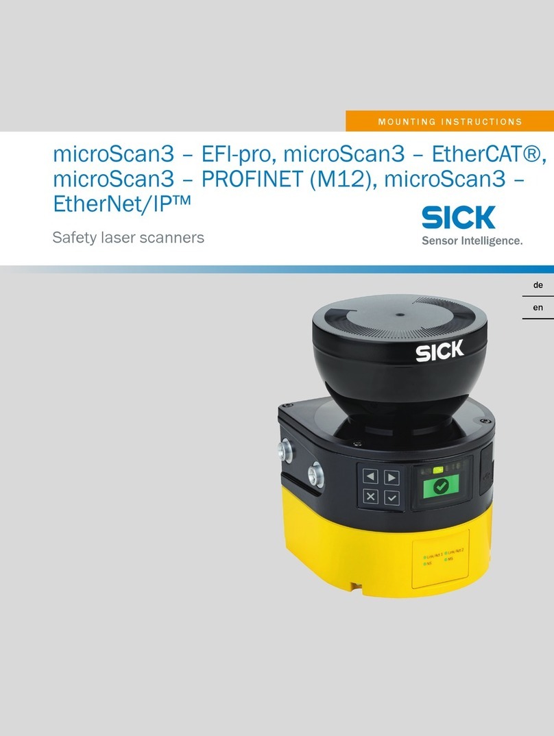 SICK microScan3-EFI-pro User manual