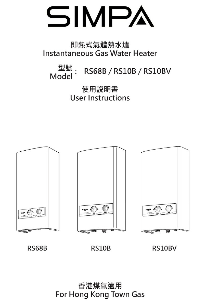 SIMPA RS68B User instructions
