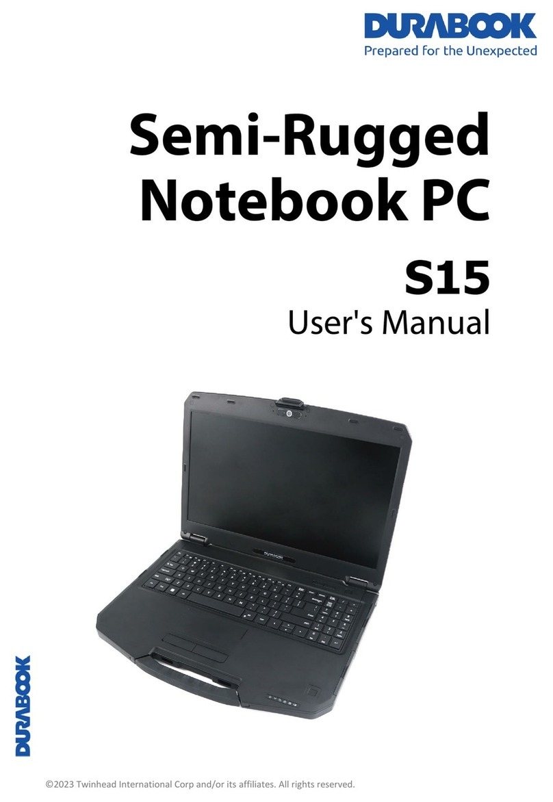 Durabook S15 user manual