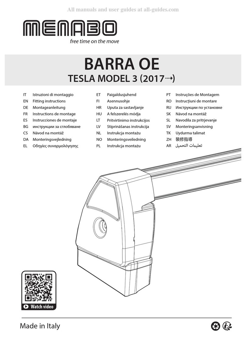 Menabo BARRA OE User manual