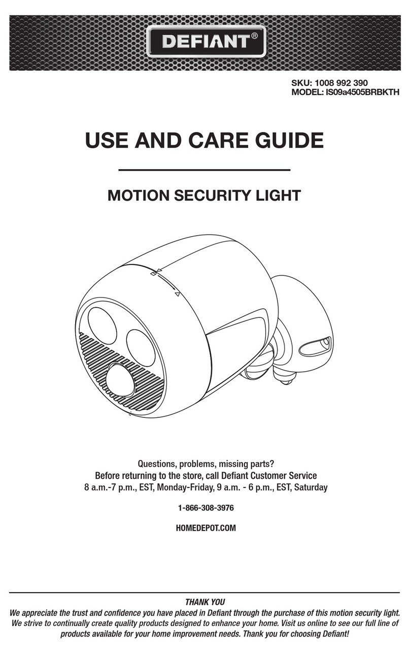 Defiant IS09a4505BRBKTH Use and care guide Defiant IS09a4505BRBKTH Use and care guide