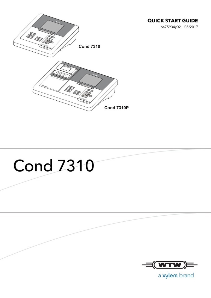 Xylem WTW Cond 7310 User manual