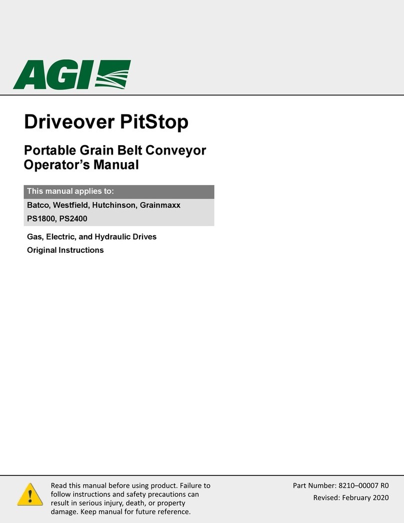 AGI Driveover PitStop Operator's manual