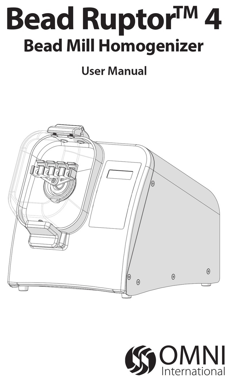 Omni International Bead Ruptor 4 user manual