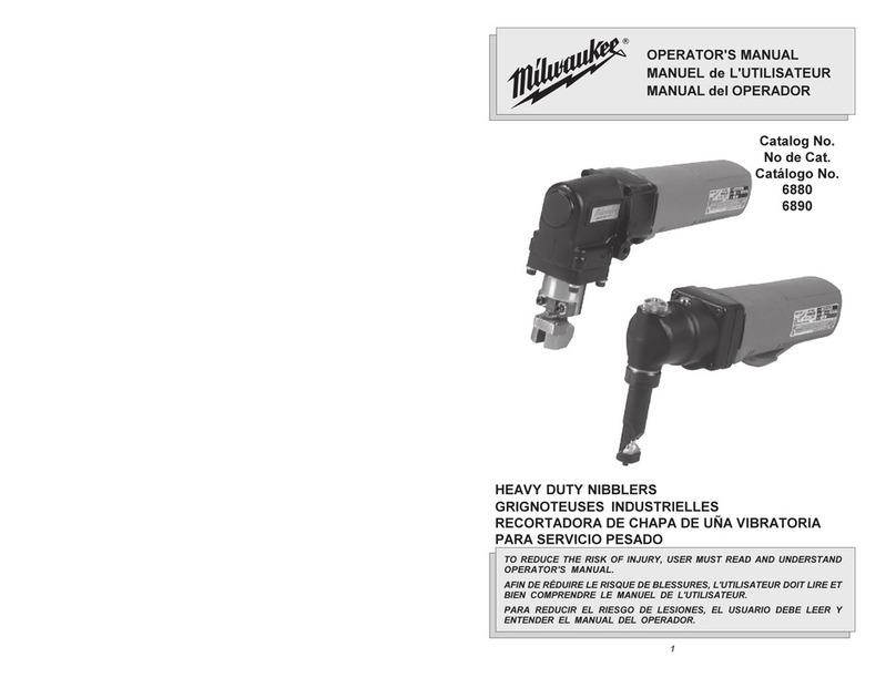 Milwaukee 6880 User manual