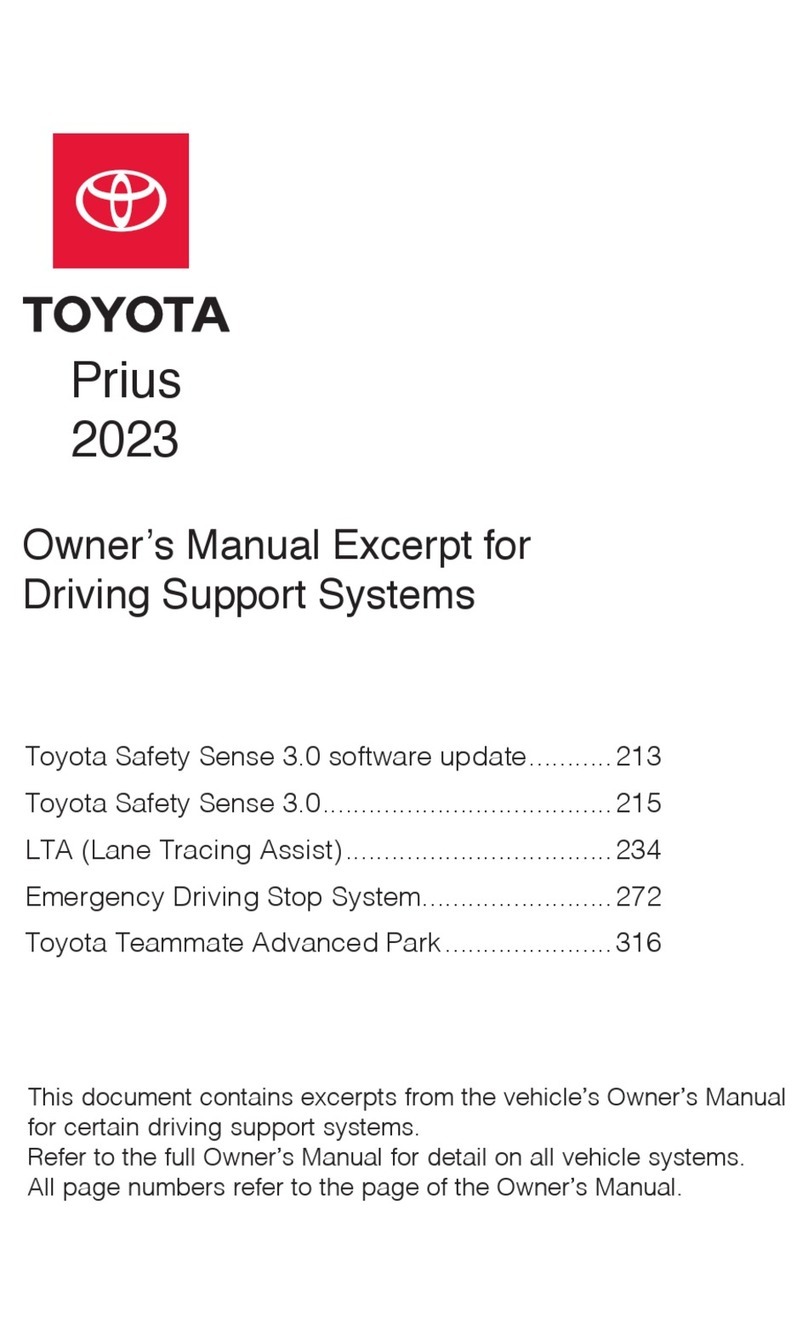 Toyota Prius 2023 owner's manual