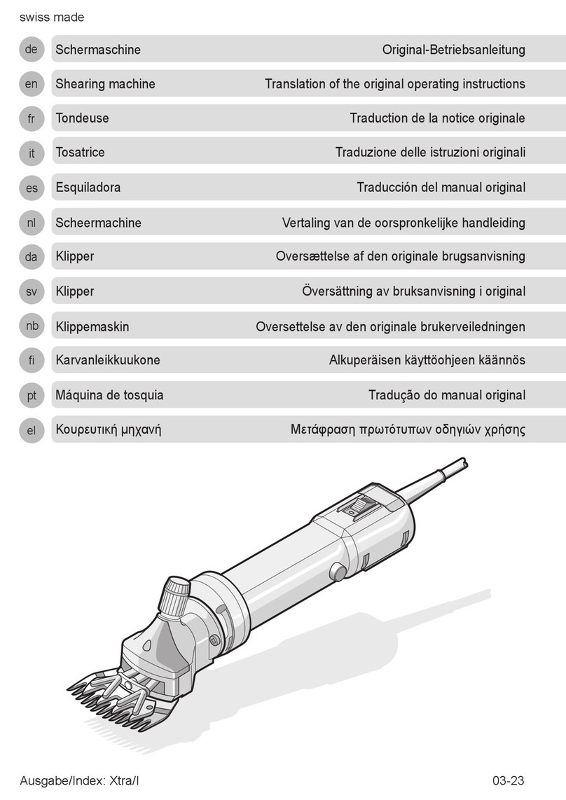 Swiss Made Xtra Translation of the original operating instructions