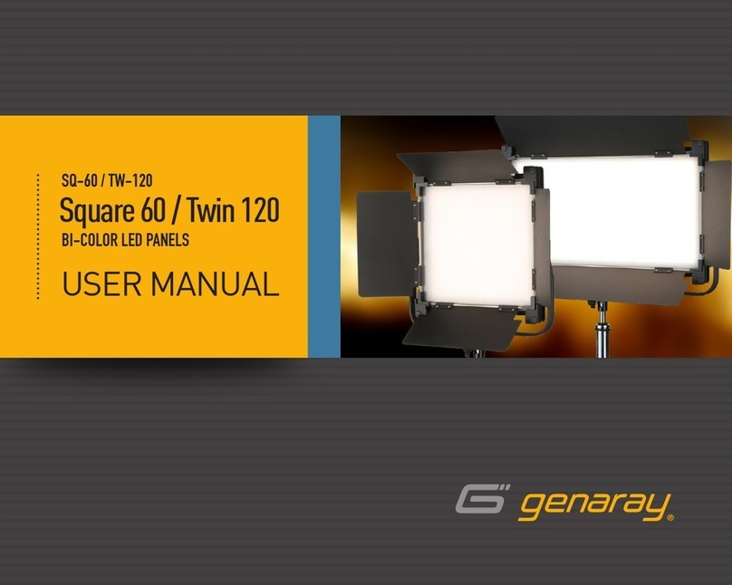 Genaray Square 60 User manual Genaray Square 60 User manual