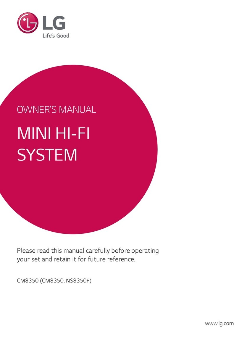 LG NS8350F User manual