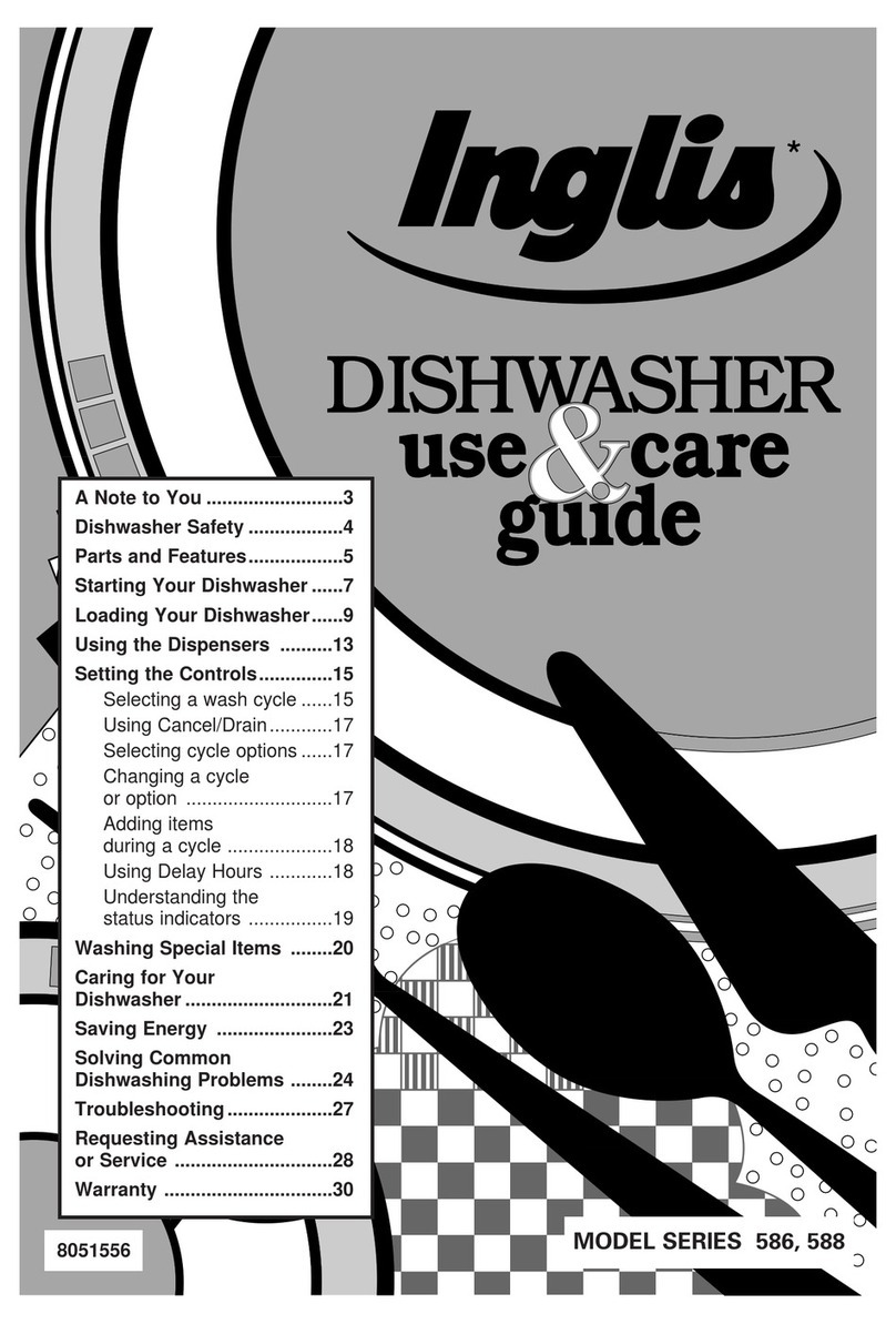 Whirlpool Inglis 586 Series User manual