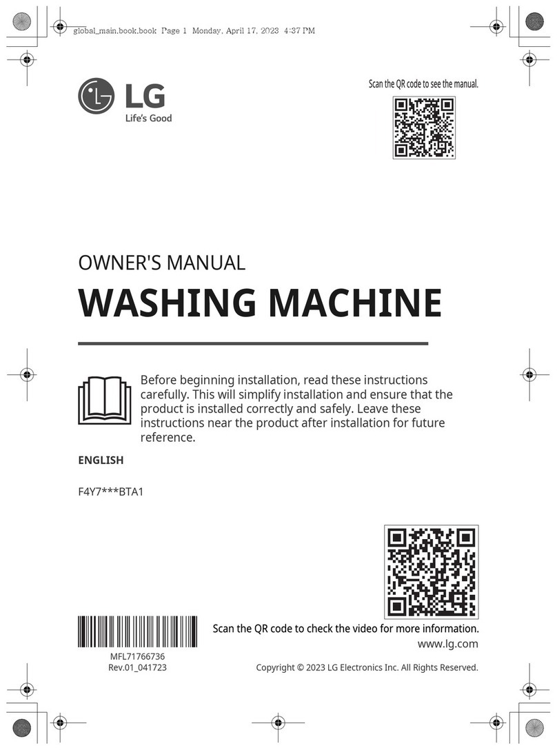 LG F4Y7 BTA1 Series User manual