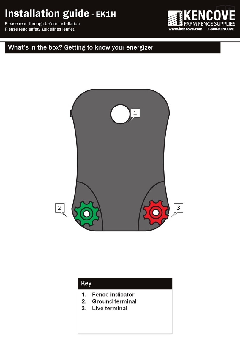 Kencove EK1H installation guide